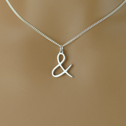 Delicate Ampersand Necklace for Everyday Wear