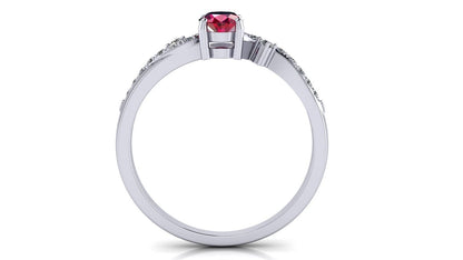 Ruby Twist Ring