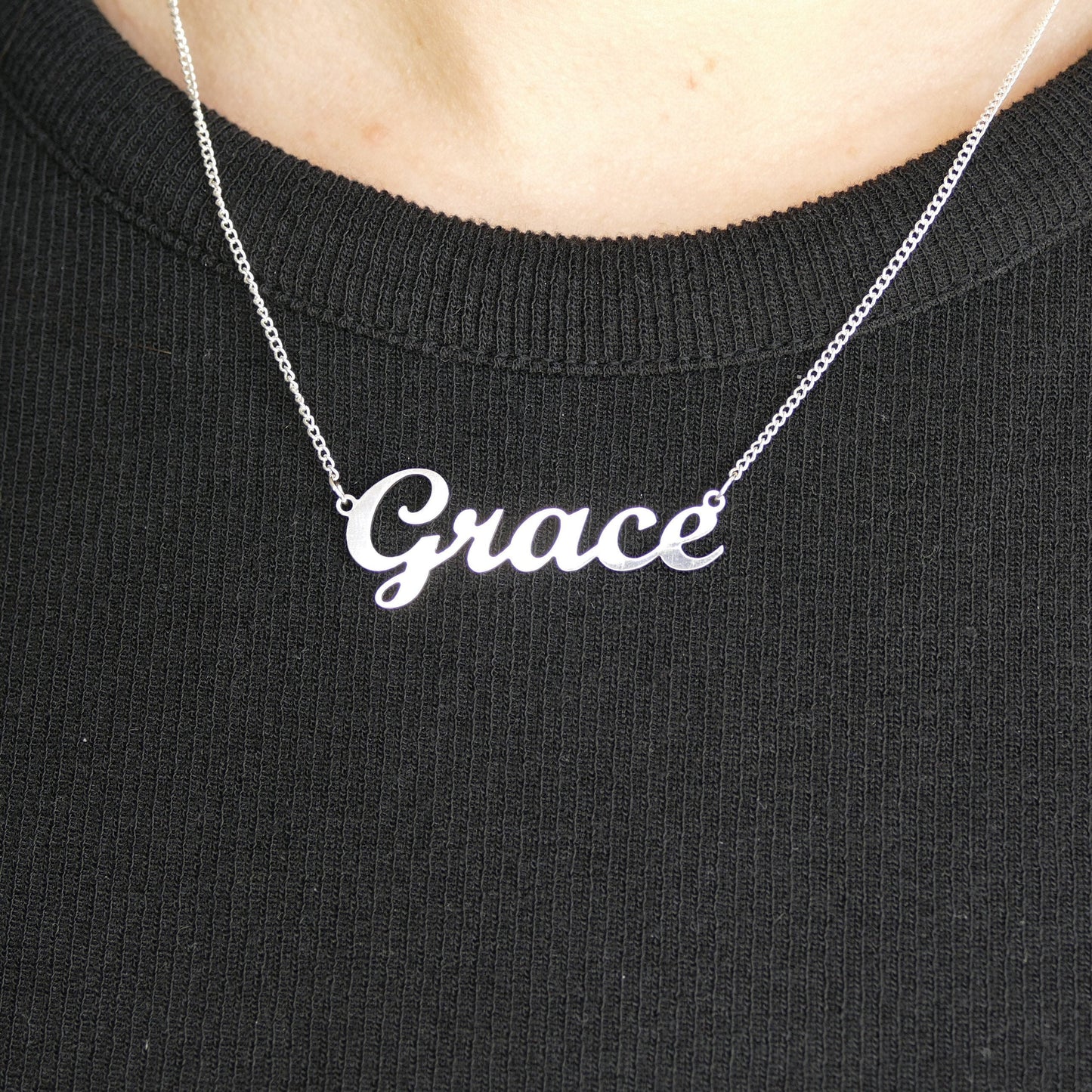 Custom Rose Gold Name Necklace