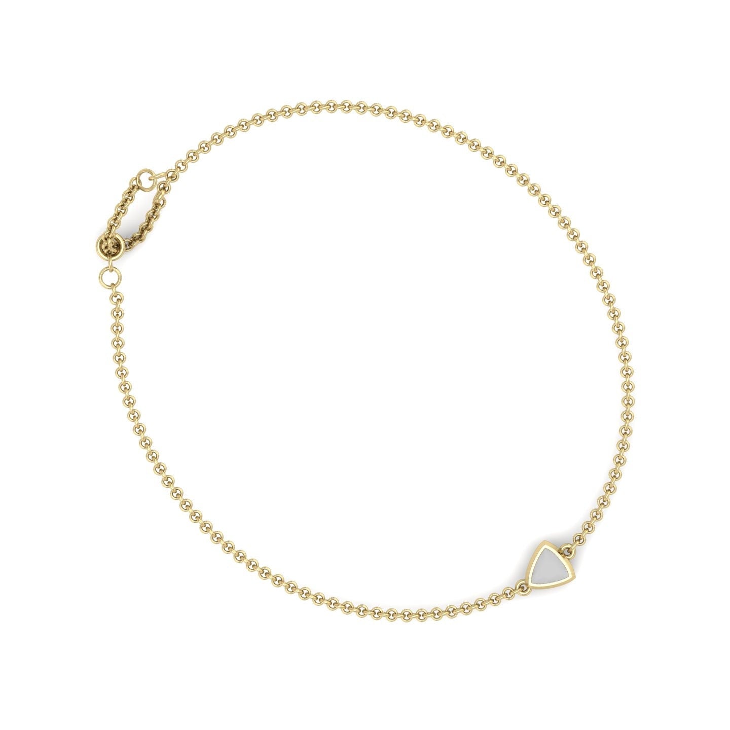 Monaco Rose Quartz Gold Bracelet
