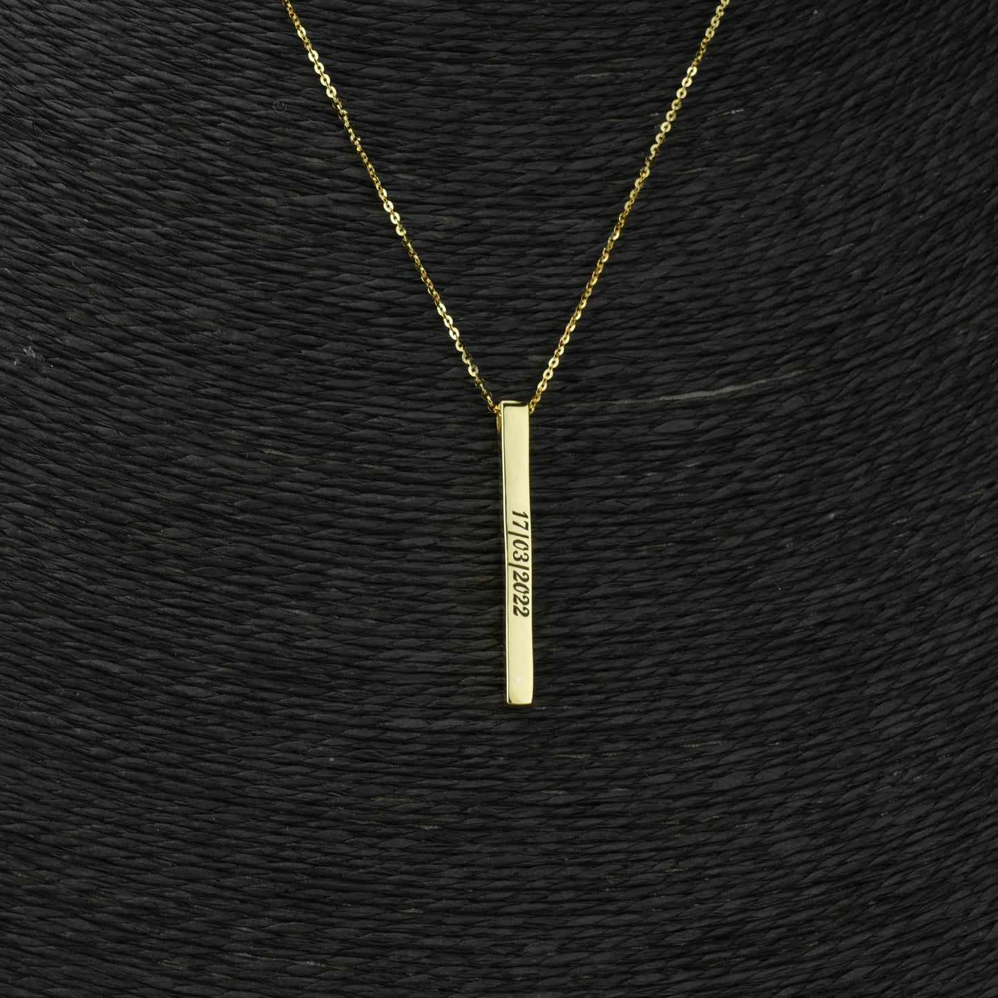 Silver Bar Necklace