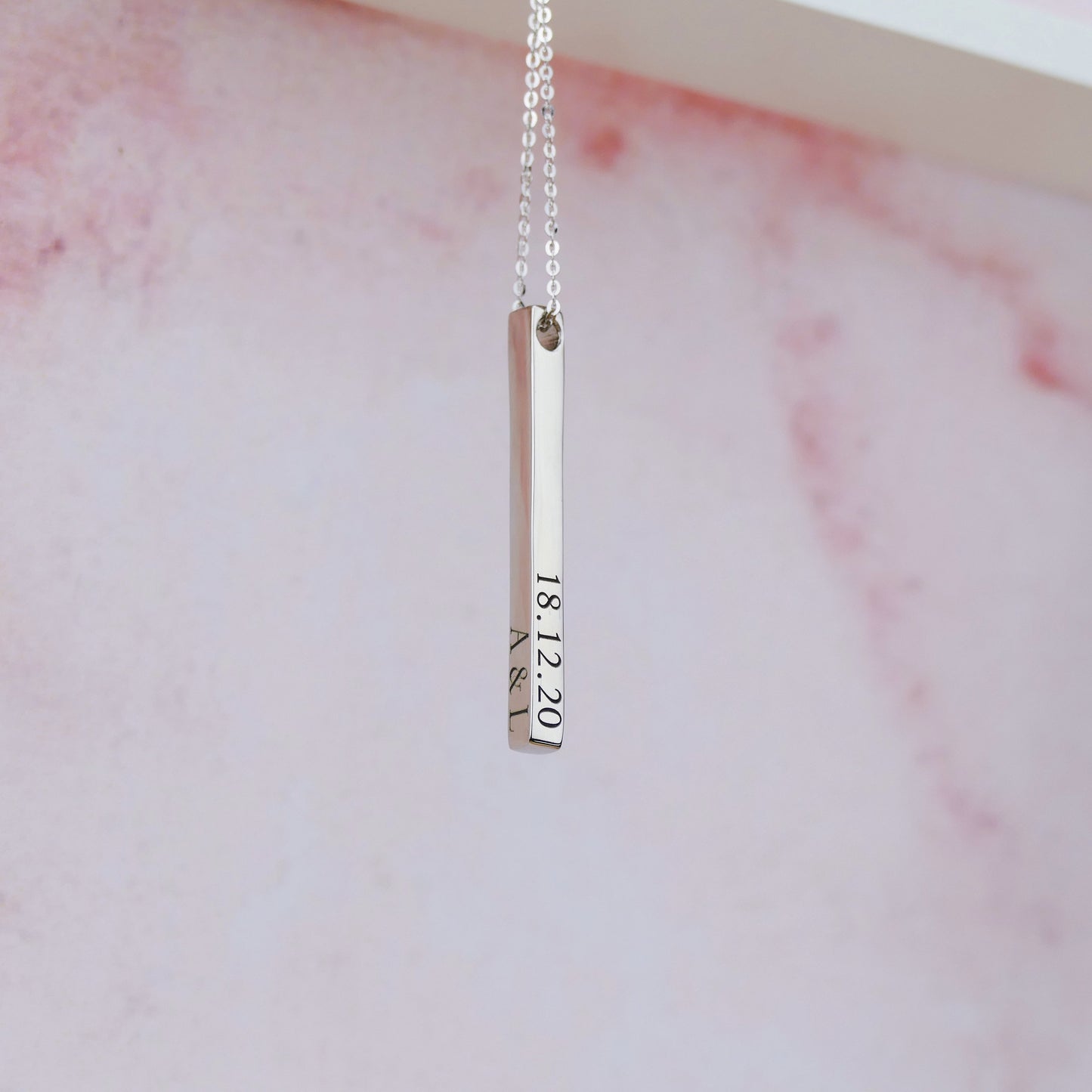 Silver Bar Necklace