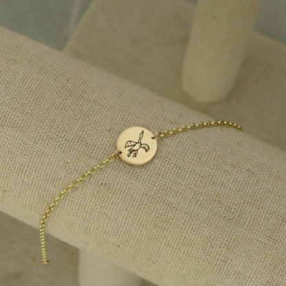 9ct Gold Rolo Link Bracelet